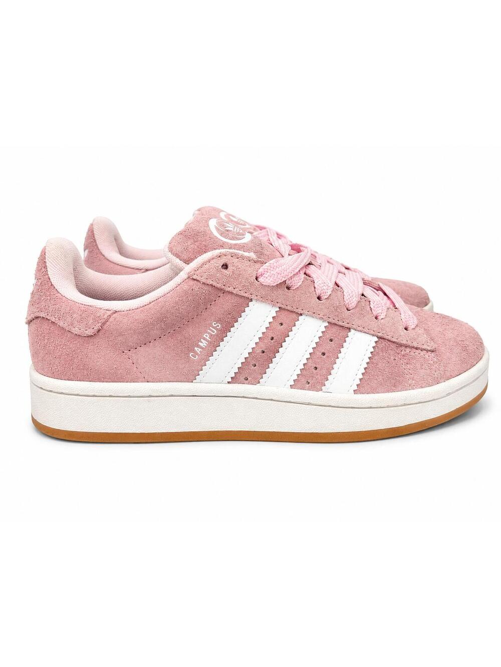 Adidas Campus 00s Clear Pink Cloud White Gum Suede Sneakers US 6 | NWOT